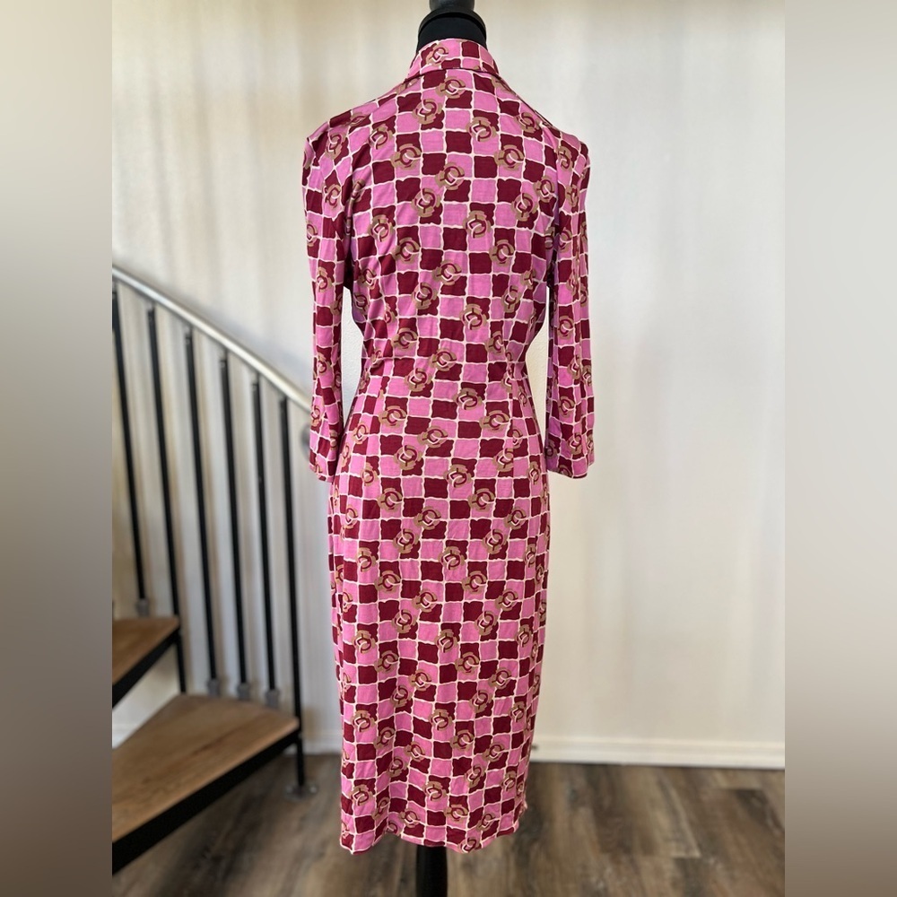 Cacharel Vintage Retro Pink Dress - Picture 4 of 8